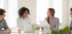 groupe, travail, projet, pme