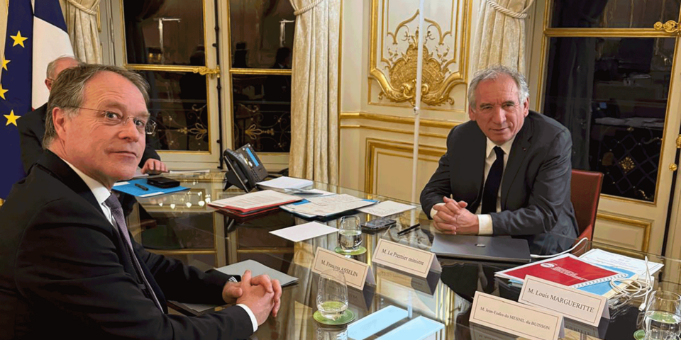 François Asselin et François Bayrou